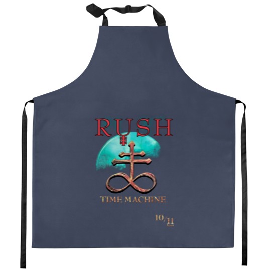 Discover Vintage 10/11 Rush Time Machine Tour Kitchen Aprons