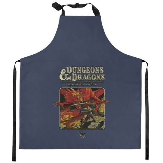 Discover Vintage Unisex Kitchen Apron - USA Dungeon & Dragon 1974 Design