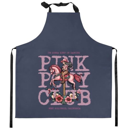 Discover Pink Pony Club Kitchen Aprons, I'm Gonna Keep On Dancing, Midwest Princess 2024 Tour Kitchen Aprons
