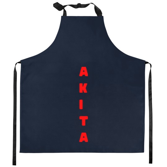 Discover Akita T- Kitchen Aprons Akita Design T- Kitchen Aprons