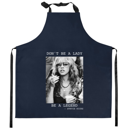 Discover Don't Be A Lady Be A Legend Kitchen Aprons, Vintage Stevie Nicks Kitchen Aprons