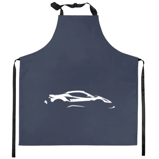 Discover Lotus Emira Silhouette white Kitchen Aprons