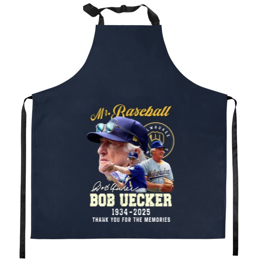 Discover Bob Uecker Mr. Baseball 1934-2025 Thank You - Bob Uecker Mr Baseball 1934 2025 - Kitchen Aprons