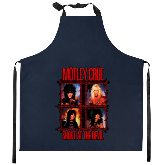 Discover Mtley Cre Shout At The Devil Wire Kitchen Aprons