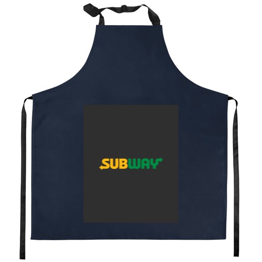 Discover Subway Logo Aprons Kitchen Aprons