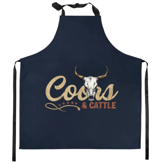 Discover Coor And Cattles Rodeo Western Cowboy Howdy Lover Kitchen Aprons