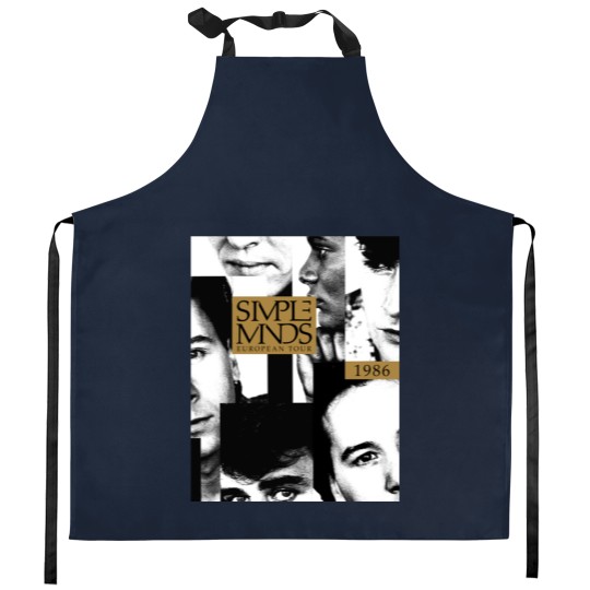 Discover Simple Minds - Once Upon A Time European Tour 1986 Kitchen Aprons