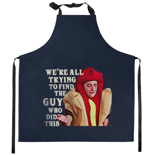 Discover I Think You Should Leave Tim Robinson Hot Dog Kitchen Aprons, ITYSL Hot Dog Suit Kitchen Aprons