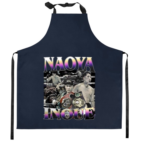 Discover Naoya Inoue, Boxing Kitchen Aprons, Classic 90s Graphic Kitchen Aprons, Unisex, Naoya Inoue Vintage Bootleg