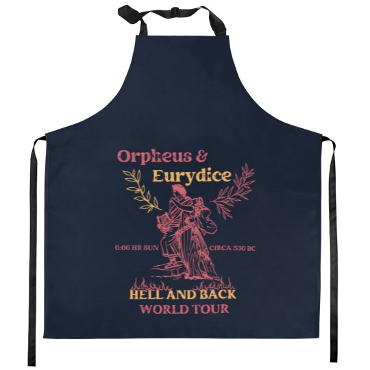 Discover Orpheus and Eurydice Kitchen Aprons, Mythology Kitchen Aprons, Vintage Greek Mythology Poet Kitchen Aprons