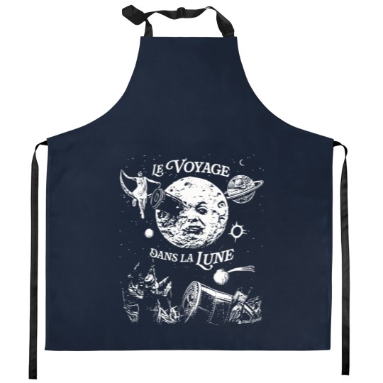 Discover A Trip To The Moon Le Voyage Dans La Lune 1902 Silent Film Unisex Classic Kitchen Aprons