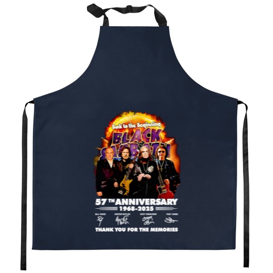 Discover Black Sabbath Band back to the beginning 2025 Kitchen Aprons