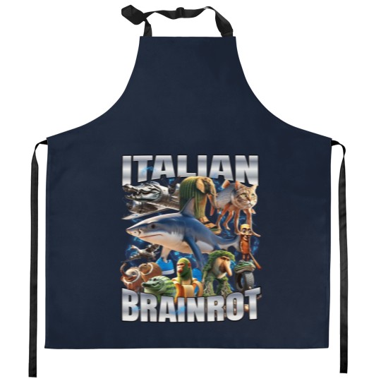 Discover Italian Brain Tralalero Tralala - Tralalero Tralala - Kitchen Aprons