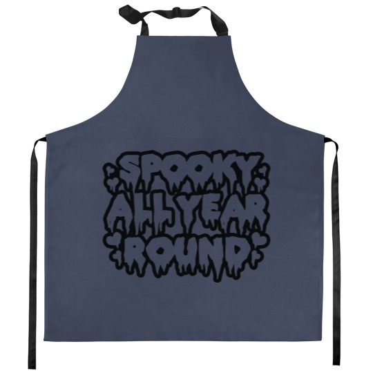 Discover Spooky All Year Round Kitchen Aprons