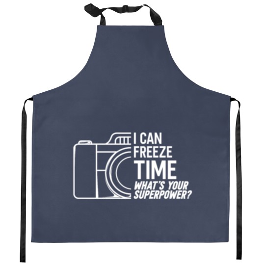 Discover I Can Freeze Time What's Your Superpower Kitchen Aprons