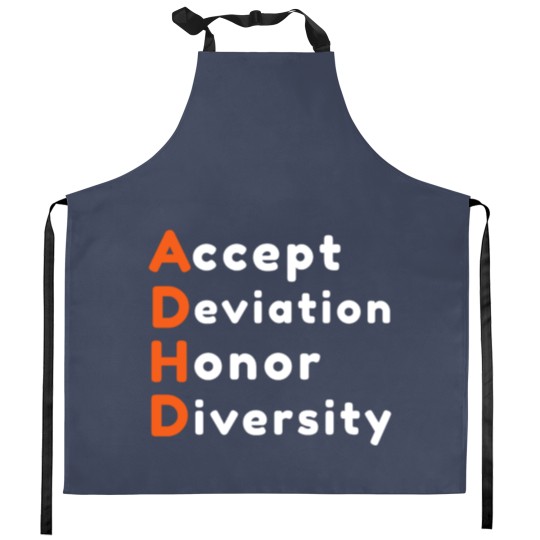 Discover Accept Deviation Honor Diversity Kitchen Aprons