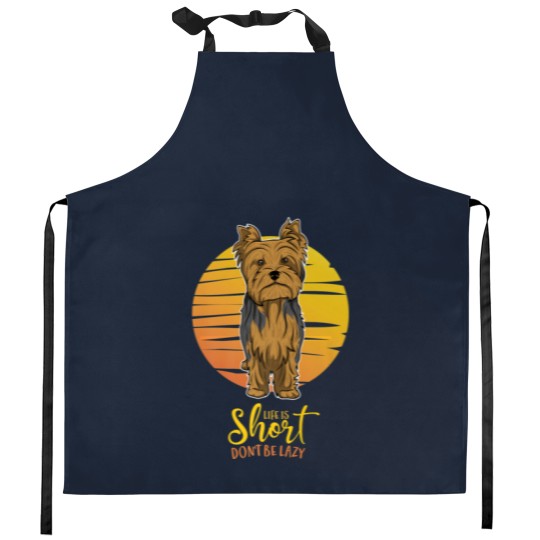 Discover Yorkshire Terrier Dog Vintage Kitchen Aprons