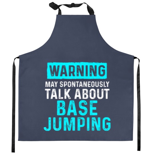 Discover Base Jumping Lover Base Jumper Kitchen Aprons