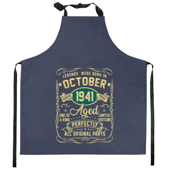 Discover Legends Were Born In February 1941 80Th Birthday G Kitchen Aprons