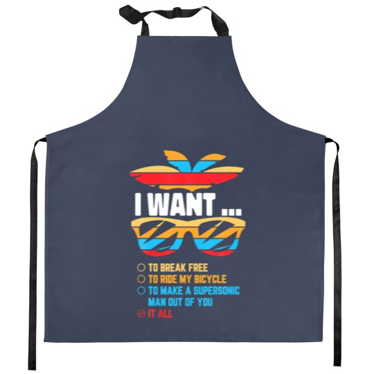 Discover I Want To Break Free To Ride My Bicycle It All Gif Kitchen Aprons