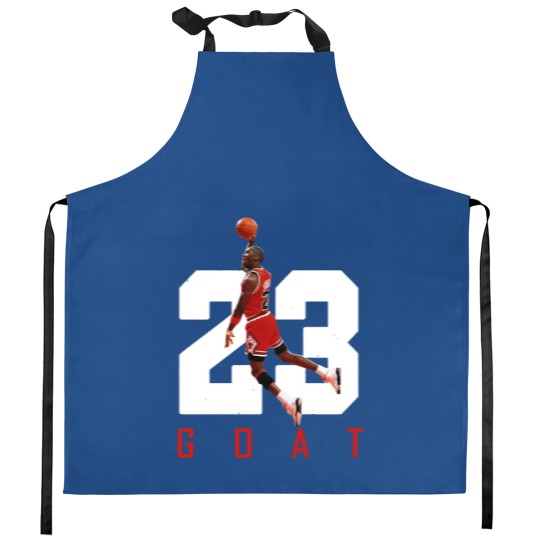 Discover Michael Jordan, MJ Goat 23  Cap, baseball caps for men Kitchen Aprons