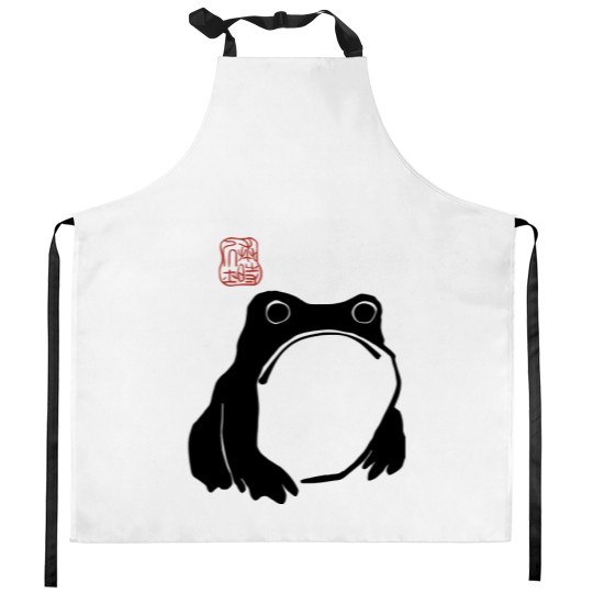 Discover Unimpressed Frog Kitchen Aprons, Grumpy Frog  Kitchen Aprons