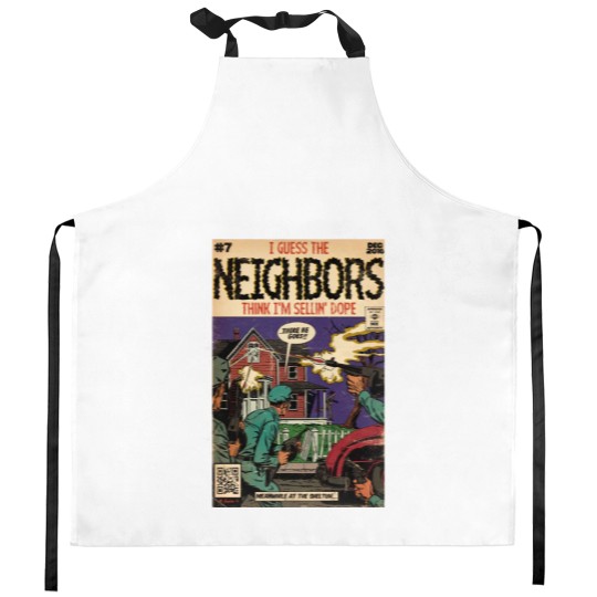Discover 4 Your Eyez Only Album Neighbors Lyrics - I Guess The Neighbors Think I'm Sellin' Dope T-Shi Kitchen Aprons