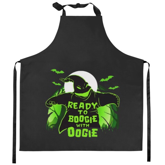 Discover Nightmare Before Christmas Boogie with Oogie Halloween Kitchen Aprons