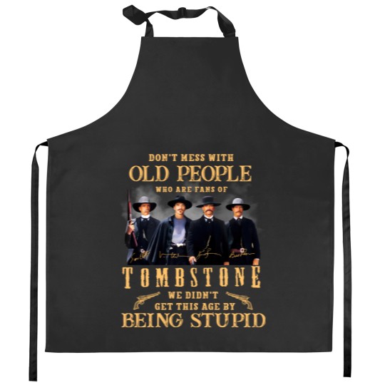 Discover Tombstone Movie Kitchen Aprons, Vintage Tombstone Graphic