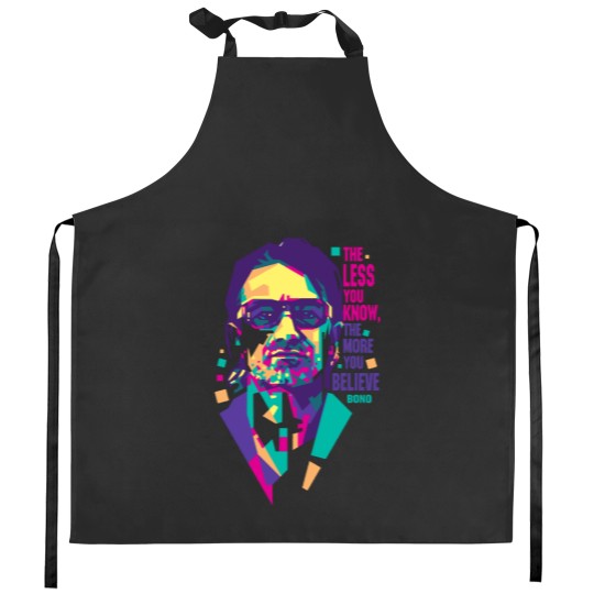 Discover BONO U2 WPAP Kitchen Aprons