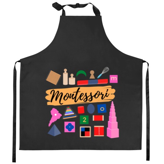 Discover Montessori Teacher Gift Kitchen Apron
