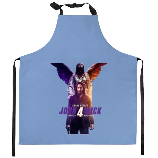 Discover John Wick 4 Kitchen Aprons - Keanu The Boogeyman Edition