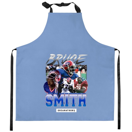 Discover Von Miller Bruce Smith Kitchen Aprons, Bruce Smith Vintage 90s T- Kitchen Aprons,