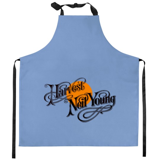 Discover Neil Young Harvest Moon Kitchen Apron - Fun Gift for Cooking Fans
