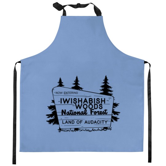 Discover IWishABish Woods Graphic Kitchen Aprons