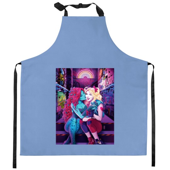 Discover Pride Ivy and Harley Harley quinn Kitchen Aprons