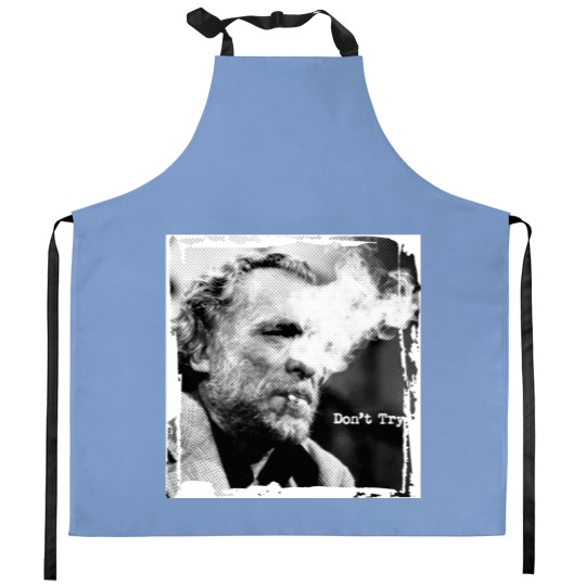 Discover Charles Bukowski Kitchen Aprons