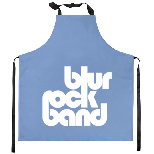 Discover Blur Rock Band Kitchen Aprons
