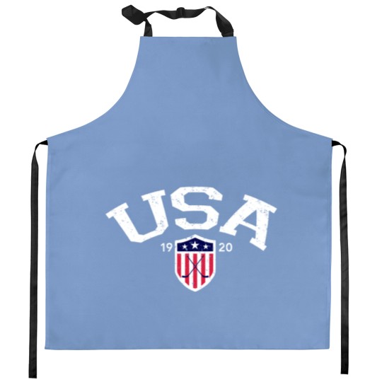 Discover Vintage USA National Hockey Kitchen Aprons