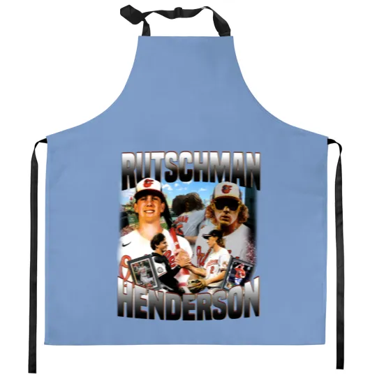 Discover Adley Rutschman Gunnar Henderson Baltimore Baseball Kitchen Aprons