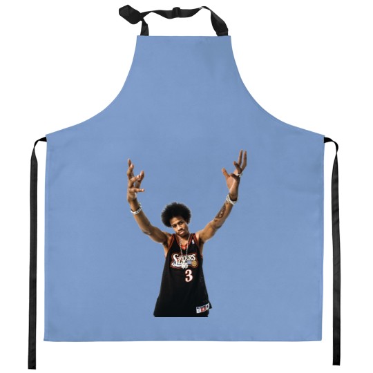 Discover Allen Iverson Kitchen Aprons, Vintage 90s Basketball Kobe Bryant, Allen Iverson Graphic Kitchen Aprons