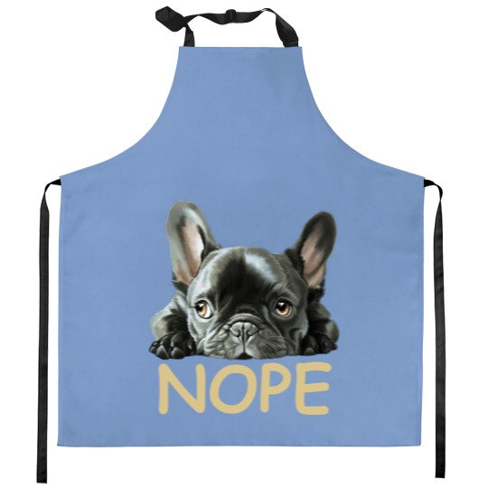 Discover French Bulldog | Frenchie Nope Gifts Kitchen Aprons