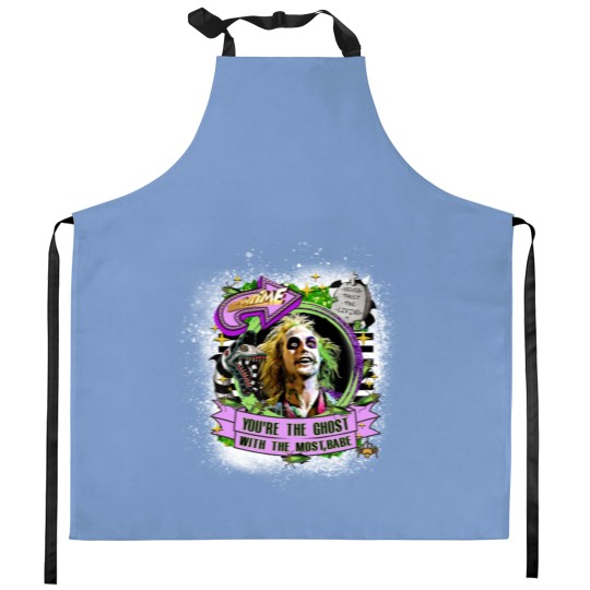 Discover Beetlejuice Kitchen Aprons - Ghost With The Most Babe