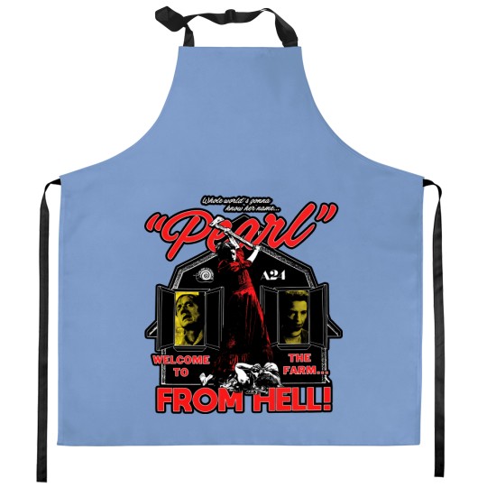 Discover Pearl Welcome To The Farm From Hell Kitchen Aprons, Pearl Horror A24 Movie