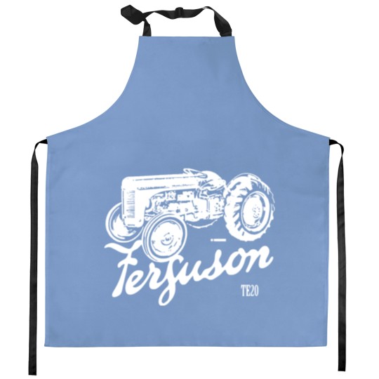 Discover Classic Ferguson Te20 Script and Illustration Kitchen Aprons