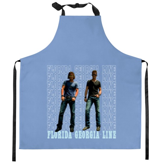 Discover Florida Georgia Line 2013 tour black Kitchen Aprons - small
