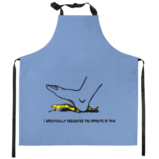 Discover I specifically requested the opposite of this - Dont tread on me parody Gadsden flag with snek Kitchen Aprons