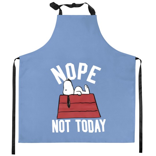 Discover Snoopy Nope Not Today Kitchen Aprons
