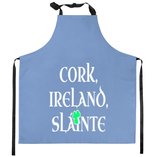 Discover County Cork Ireland Kitchen Aprons Funny Gift for Corkoni Kitchen Aprons