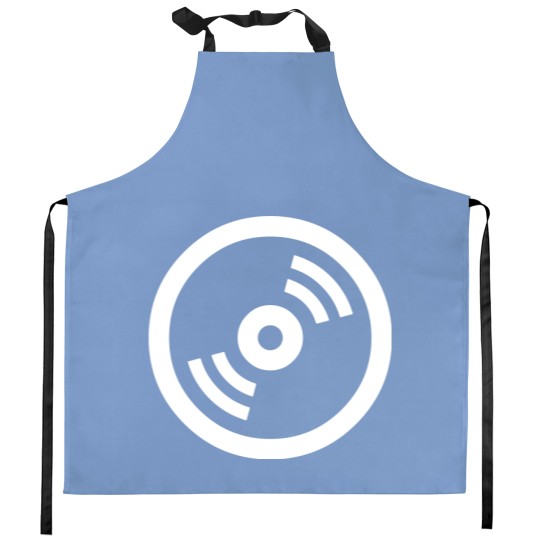 Discover Music Record Kitchen Aprons